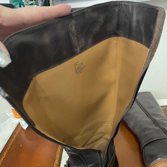 Coach Dark Brown Heeled Boots - Picture 13 of 16